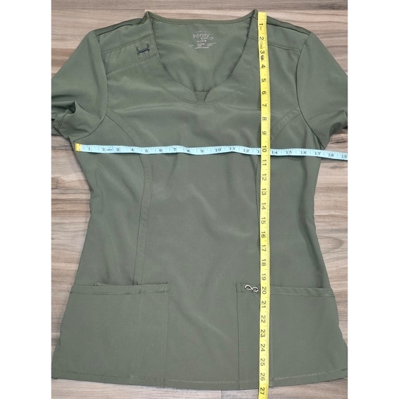 Cherokee Infinity Scrub Set – Size Small Petite – Olive Green - Picture 11 of 13